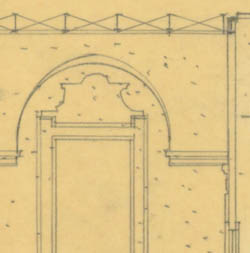 [Hispanic Room, Library of Congress]  Sketch of Revised Office Partitions  (WJHH, 6/14/1937)   Cret Collection, Athenaeum of Philadelphia.  Local ID #: CRE331-022.02  