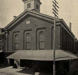 [Mariners' Presbyterian Church]  Mariners' Church, Front Street Above Pine. [Courtesy of the Presbyterian Historical Society]  Local ID #: 052  White, William P., and William H. Scott, <i>Presbyterian Church in Philadelphia, A Camera and Pen Sketch of Each Presbyterian Church and Institution in the City</i>. Philadelphia: Allen Lane & Scott, 1895, 
					p. 52 
					 
				