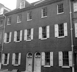 [Walnut Street--300 Block]  311, 313 Walnut St.  (10/3/1971)   Philadelphia Historical Commission Files, Philadelphia Historical Commission.  