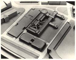 [University Museum, Academic Wing, Alterations and Additions]  [University of Pennsylvania]  model  (Mitchell/Giurgola, architects)   Mitchell / Giurgola (Philadelphia Office) Collection, Architectural Archives of the University of Pennsylvania.  Local ID #: aaup.015.V.118.2  
