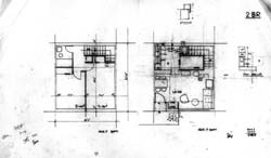 [Stanton Road Dwellings]  [National Housing Agency; Federal Public Housing Authority; National Capital Housing Authority]  plan and detail  (Louis I. Kahn, architect)   Louis I. Kahn Collection, Architectural Archives, University of Pennsylvania.  Local ID #: aaup.I.A.920.6  