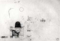 [President's Estate, First Capital of Pakistan]  [Capital Development Authority]  Plan, elevation studies, section  (Louis I. Kahn, architect)   Louis I. Kahn Collection, Architectural Archives of the University of Pennsylvania.  Local ID #: aaup.030.cd24/aaup.030.I.A.675.170  