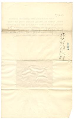 [Annie E. Ingram]  (The Philadelphia Contributionship for the Insurance of Houses from Loss by Fire)   Cancelled Fire Insurance Surveys, Philadelphia Contributionship.  Local ID #: S14837-001B  
