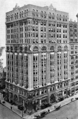 Betz Bldg.  King, Moses.  <I>Philadelphia and Notable Philadelphians.</i> (New York: Blanchard Press, Isaac H. Blanchard Co., 1901), p. 9. 
		