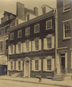 [Anthony Morris House]  (c. 1901)   General Collection - Albums, Athenaeum of Philadelphia.  Local ID #: 001-AL-001-213  