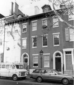 (Bernie Cleff, 1987)   Bernie Cleff Collection - Society Hill Inventory, Athenaeum of Philadelphia.  Local ID #: 23A-P-184  