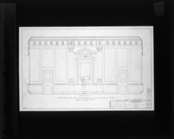 [State House/Independence Hall]  John Haviland 1831, Restoration of Assembly Room  NPS Collection, Athenaeum of Philadelphia.  Local ID #: 86-LS-001-071  