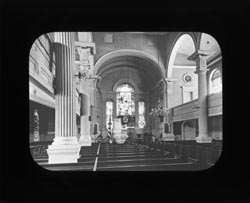 [Christ Church]  Interior, c. 1912  (c. 1912)   NPS Collection, Athenaeum of Philadelphia.  Local ID #: 86-LS-016-001  