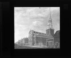 [Christ Church]  Christ Church by Strickland  NPS Collection, Athenaeum of Philadelphia.  Local ID #: 86-LS-016-002  