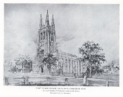 First Parish Church (Cram, Goodhue, & Ferguson, architects, 1901) <I>AIA/T-Square Yearbook</I>,
p. 111
(1901)